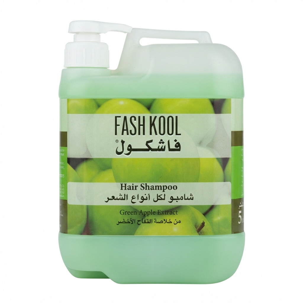 شامبو فاشكول 5 لتر تفاح اخضر — فاشكول