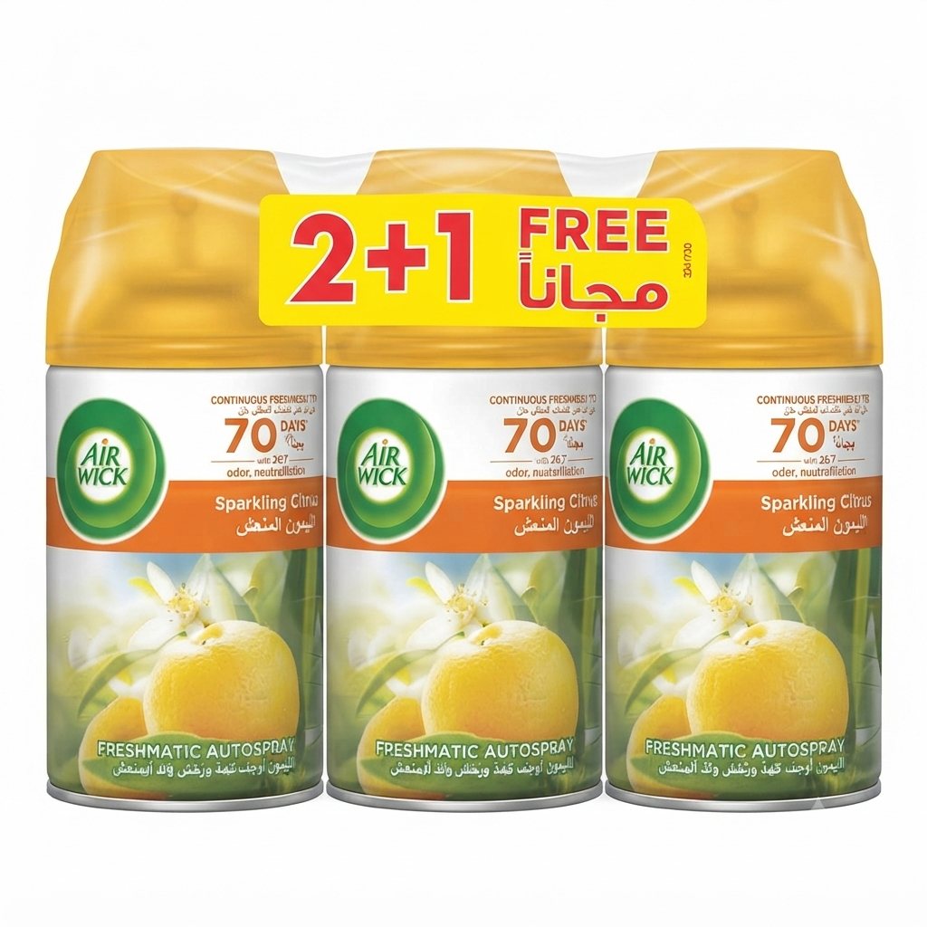معطر جو اير ويك 3*250 ملي برائحة الليمون