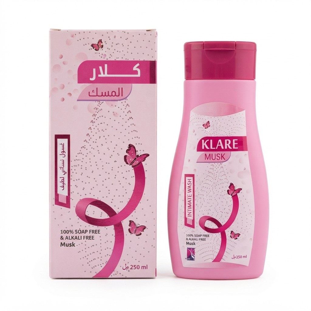 غسول نسائي كلار 250 ملي بالمسك