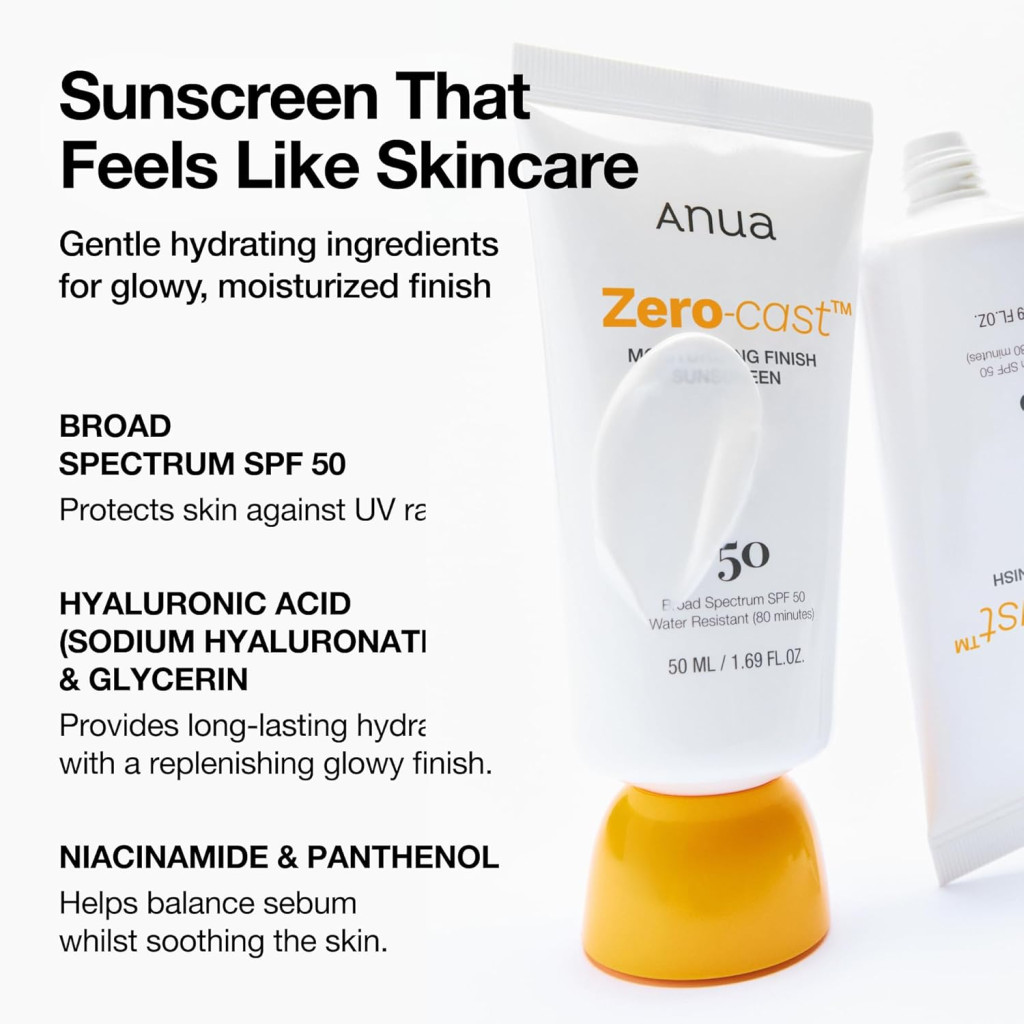 واقي شمس انوا مرطب زيرو كاست حماية SPF50+ واقي شمس مرطب زيرو كاست SPF50+ حماية   50 مل