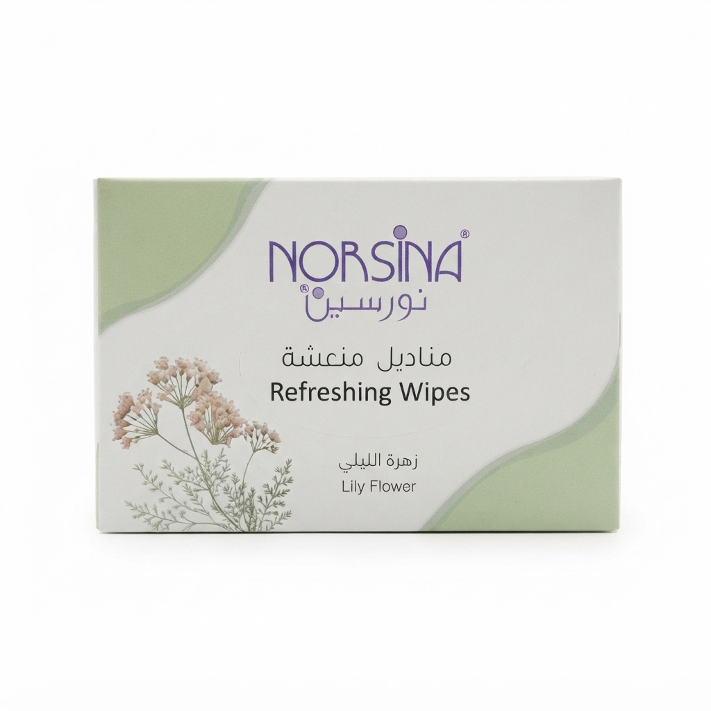 مناديل مبللة منعشة نورسين زهرة الليلي