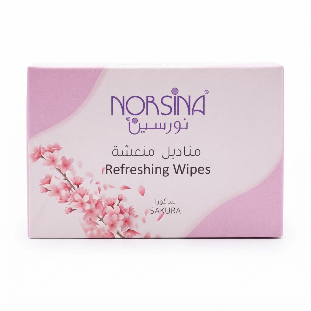 مناديل معقمة منعشة نورسين ساكوارا