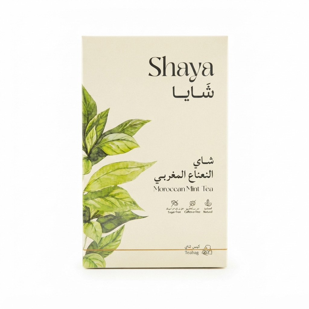 مشروب اعشاب شايا 20 كيس شاي النعناع المغربي