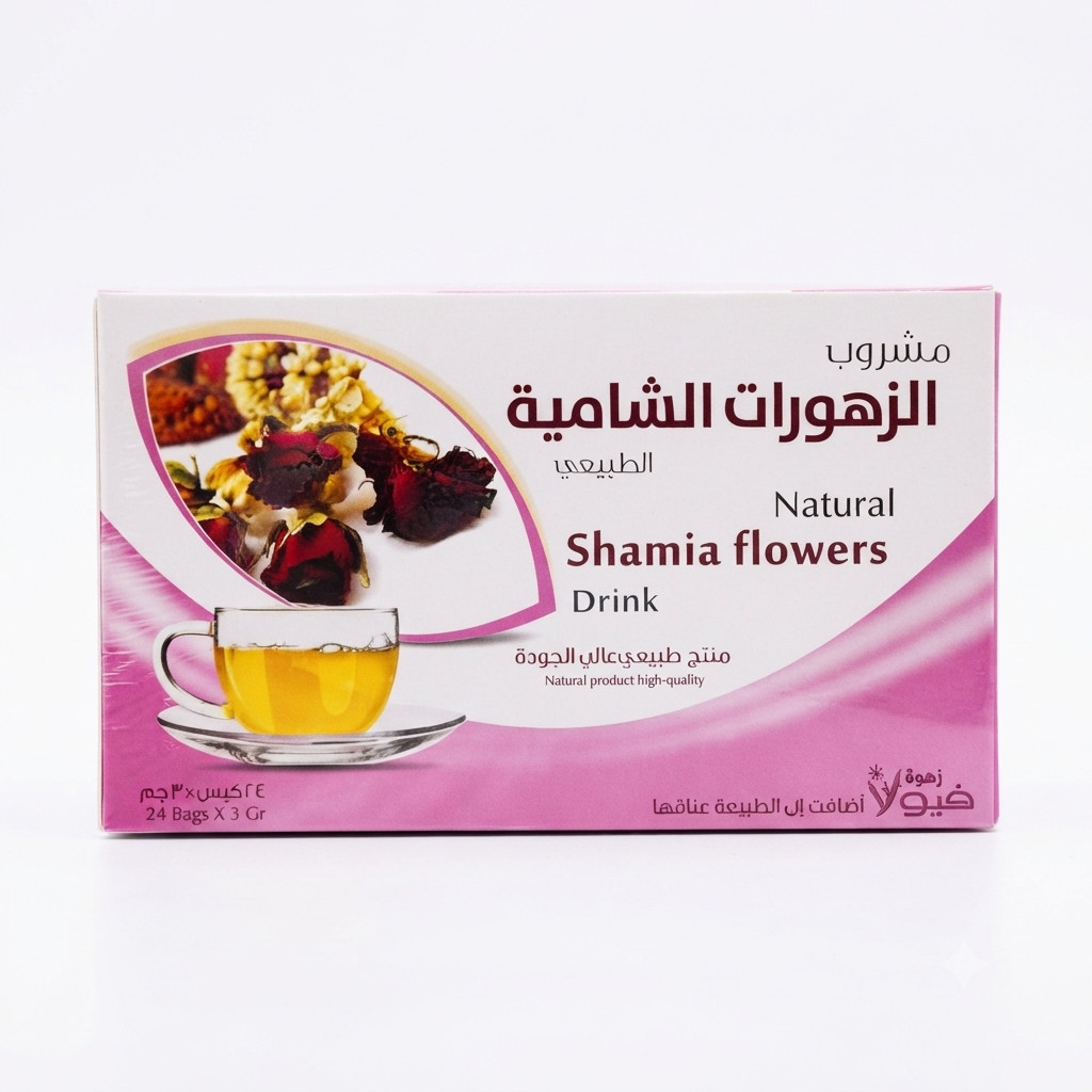 مشروب اعشاب زهرة فيولا 24 كيس الزهورات الشامية