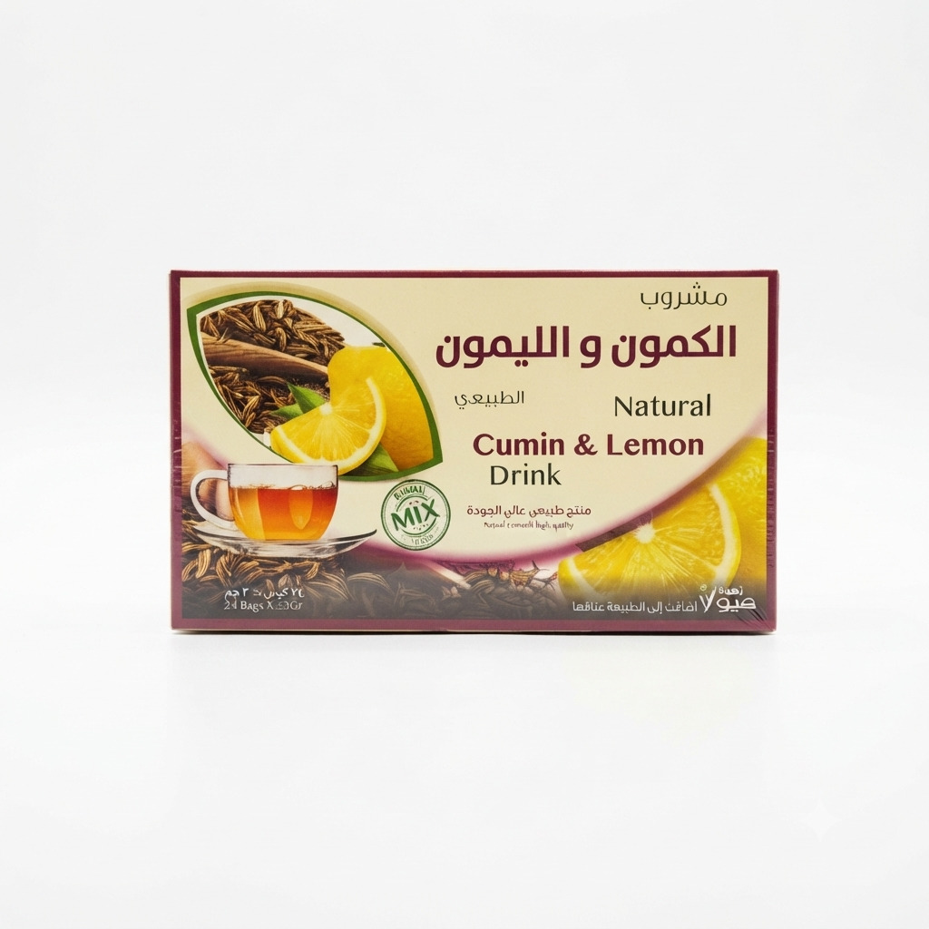 مشروب اعشاب زهرة فيولا 24 الكمون والليمون