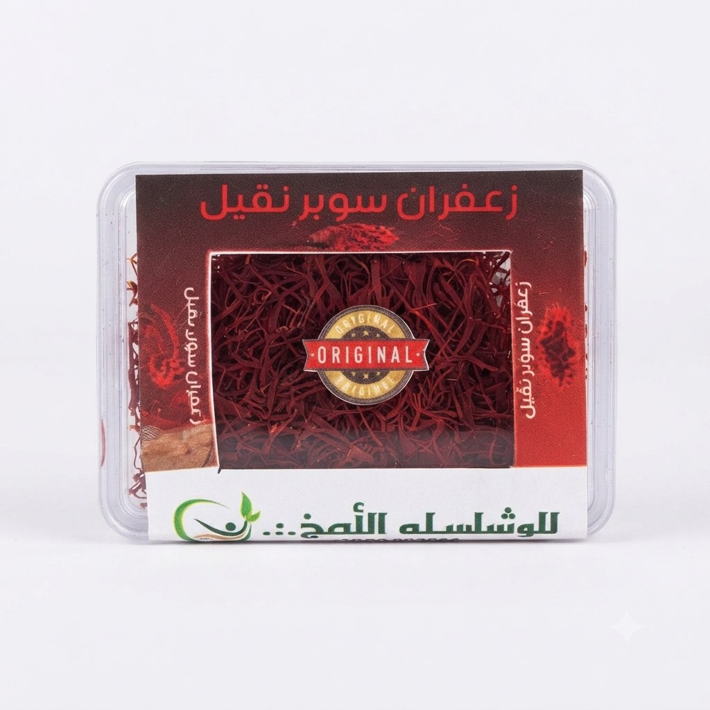 زعفران الشامل اوفر 3 جرام سوبر نقيل