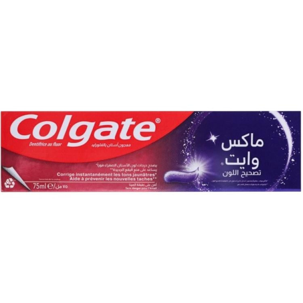 معجون اسنان كولجيت 75 ملي ماكس وايت — كولجيت