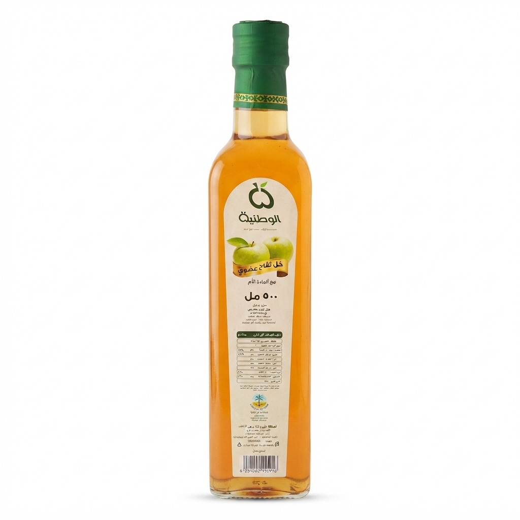 خل تفاح الوطنية 500 ملي عضوي — الوطنية