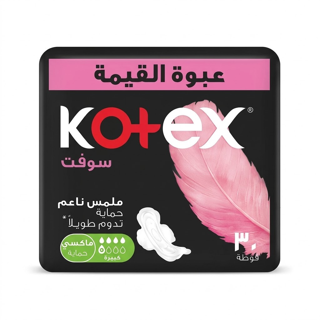 فوط نسائية كوتكس سوفت شد 30 — كوتكس